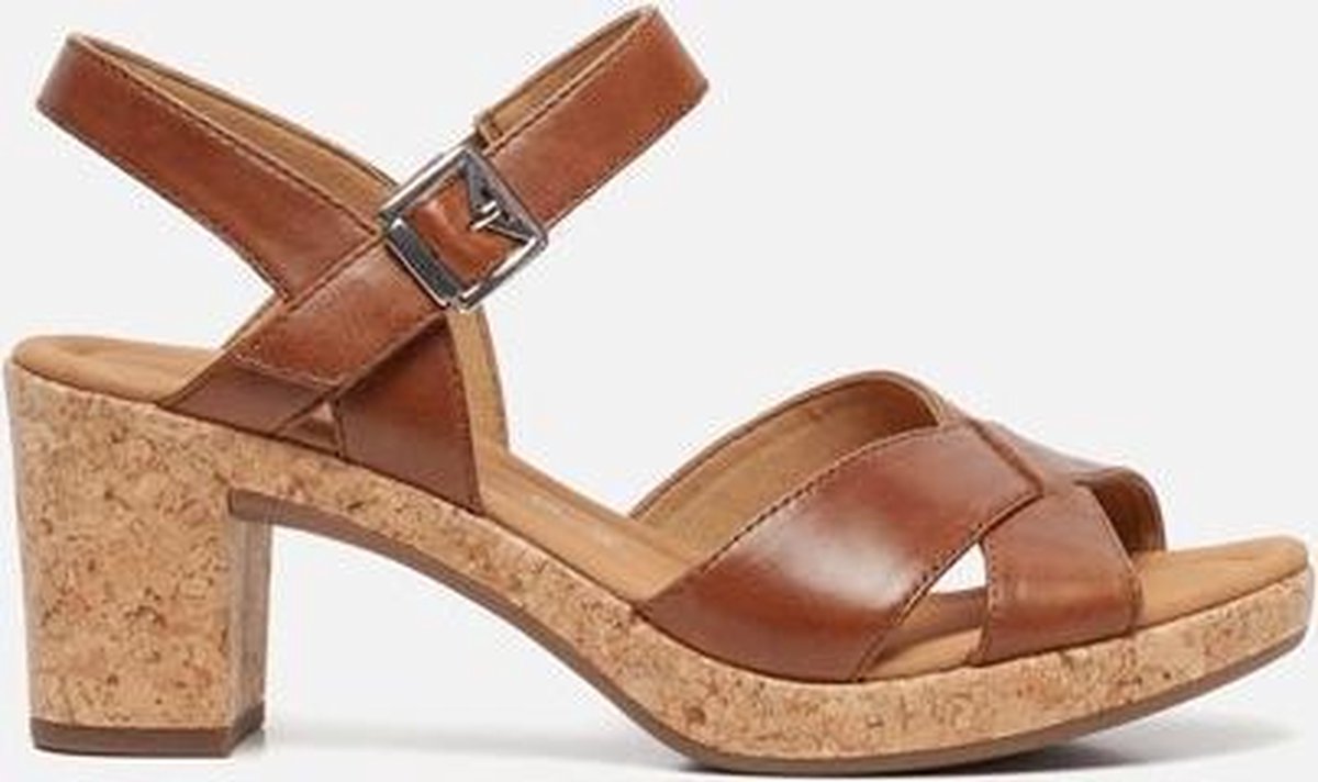 Verbeteren Het is de bedoeling dat Uitreiken Gabor Comfort sandalen met hak cognac - Maat 42.5 | bol.com