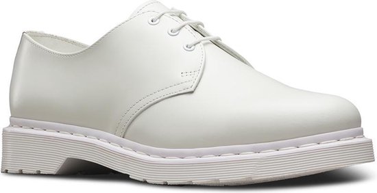 Dr. Martens - Dames Laars 1461 Mono Smooth White Smooth - Wit - Maat 40 |  bol.com