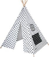 Baninni Speeltent Tipi Tende Zwart - Wit