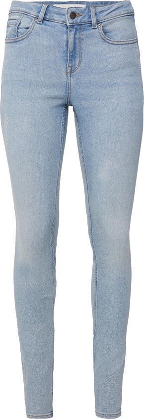 Helm kruipen deeltje WE Fashion Dames mid rise super skinny jeans met gebleekte wassing | bol.com