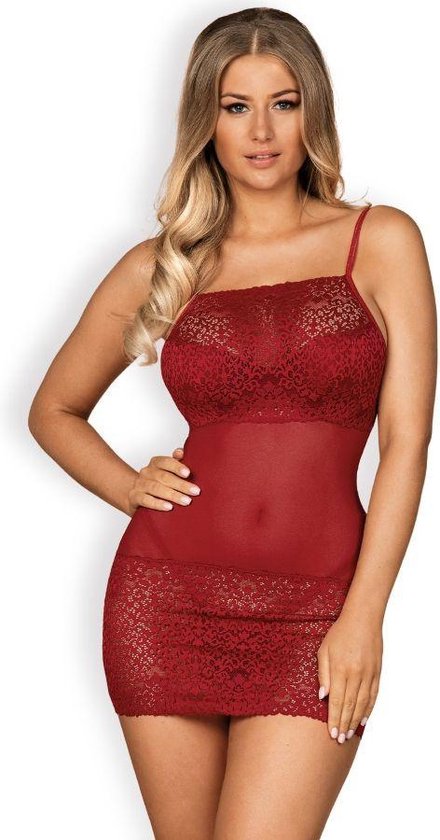 Obsessive - robe érotique - robe rouge - chemise - rouge - S/ M - lividie /  sexe /... | bol