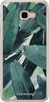 Samsung J4 Plus hoesje siliconen - Bahama's | Samsung Galaxy J4 Plus case | groen | TPU backcover transparant