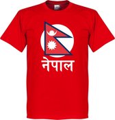 Nepal Flag T-Shirt - XS