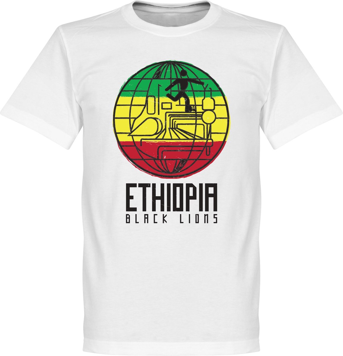 Ethiopië Black Lions T-Shirt - 3XL