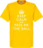 Keep Calm And Pass The Ball T-Shirt - S