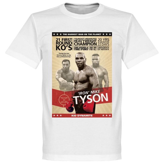 Mike Tyson Boxing Poster T-Shirt - 5XL