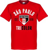 Sao Paulo Established T-Shirt - Rood - XL