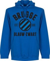 Brugge Established Hooded Sweater - Blauw - M