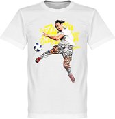 Zlatan Script T-shirt - Wit - XXXXL