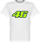 Valentino Rossi 46 T-Shirt - Wit - 5XL