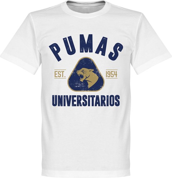 Pumas Unam Established T-Shirt - Wit - XS