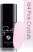164 UV Hybrid Semilac Pink Crystals 7 ml.