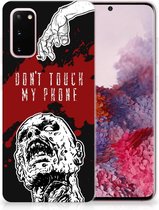 Geschikt voor Samsung Galaxy S20 Silicone-hoesje Zombie Blood