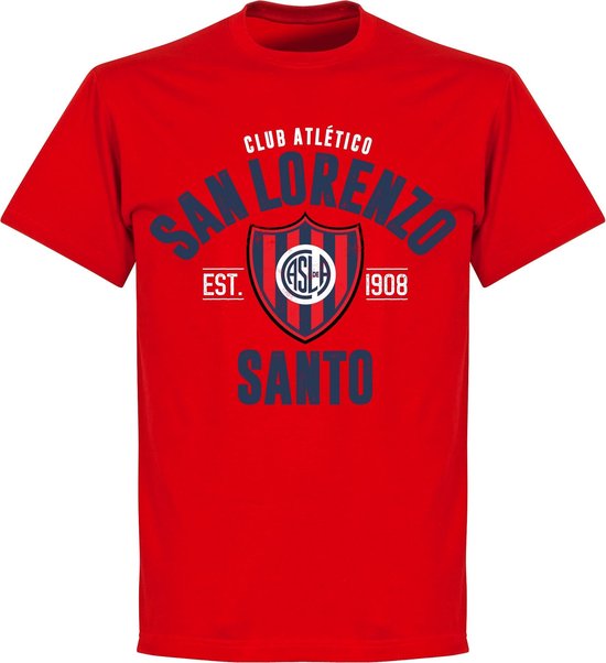 San Lorenzo Established T-Shirt - Rood - 3XL