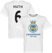 Leicester City Huth Champions 2016 T-Shirt - XL