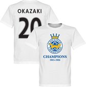 Leicester City Okazaki Champions 2016 T-Shirt - XXL