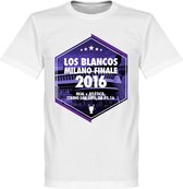 Real Madrid Los Blancos Milano Finale T-Shirt 2016 - S