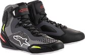 Alpinestars Faster-3 Rideknit Black Gray Red Yellow Fluo Motorcycle Shoes 10