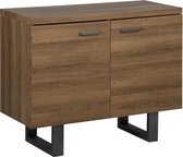 Beliani TIMBER - Sideboard - donkere houtkleur - MDF