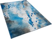 Beliani BOZAT - Vloerkleed - blauw - polyester