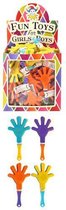 96 Stuks - Klaphandjes - In Traktatiebox - Klap handen - Uitdeelcadeautjes - Grabbelton - Traktatie voor kinderen