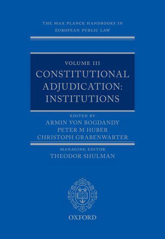 Max Planck Handbooks in European Public Law - The Max Planck ... - cover