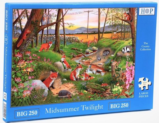 altijd hier lof Midsummer Twilight Puzzel 250 XL stukjes | bol.com