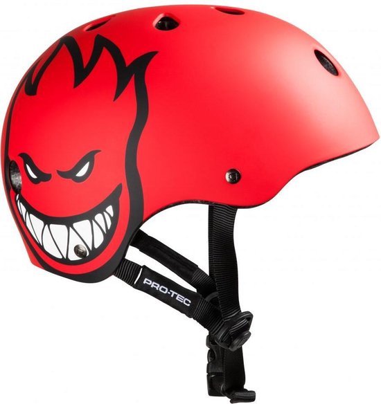 Protec classic skateboard helm Spitfire red
