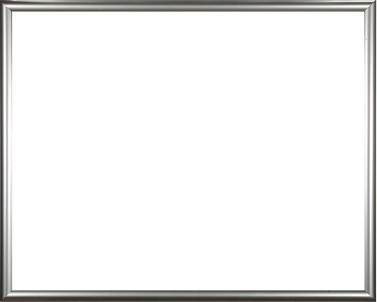 Homedecoration Biggy - Cadre photo - Format photo - 44 x 55 cm - Plastique - Argent
