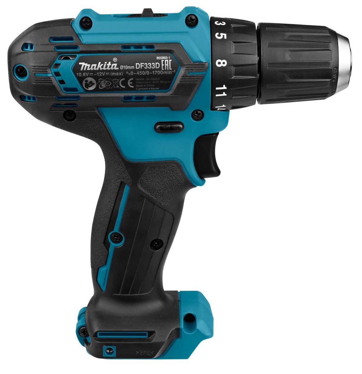 Makita DF333DZJ 12V Accu Boor thumbnail 3