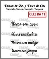 Crealies • Tekst & Zo NL tekst stempel baby no.11 - 1 stuk