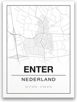 Poster/plattegrond ENTER - A4