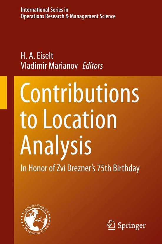 Economics and Finance (R0) - Contributions to Location Analy ... - cover