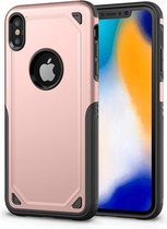 GadgetBay ProArmor protection hoesje bescherming iPhone XS Max case - Rose gold - roze