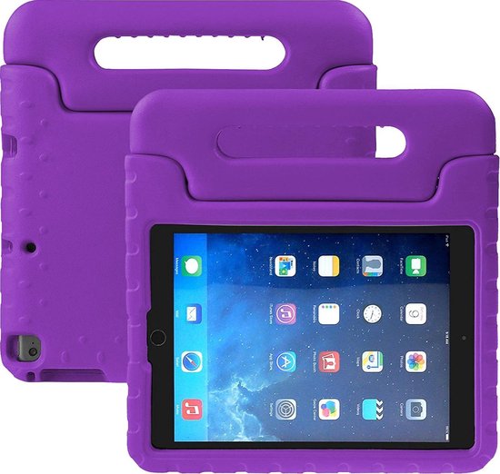 iPad 10.2 2019 Kinder hoes Kidscase Cover Kids Proof Hoesje - Paars |  bol.com
