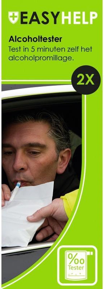 Goedkoopste Alcoholtester 2 stuks voordeelverpakking!