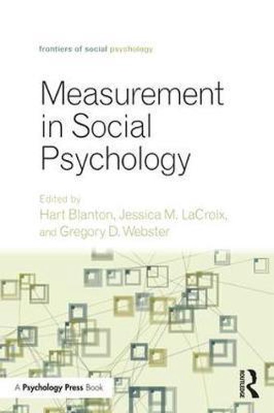 Measurement in Social Psychology - cover