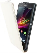 Mobiparts Premium Flip Case Sony Xperia Z White