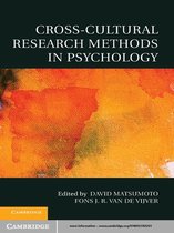 Culture and Psychology -  Cross-Cultural Research Methods in Psychology