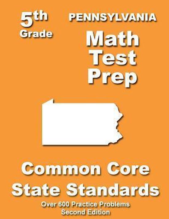 Pennsylvania 5th Grade Math Test Prep - cover