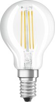 OSRAM 4058075269859 LED-lamp Energielabel A++ (A++ - E) E14 Kogel 4 W Warmwit (Ø x l) 45.0 mm x 78.0 mm 1 stuk(s)