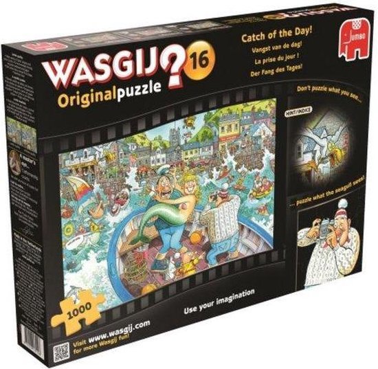 Wasgij Original 16 Vangst van de Dag puzzel - 1000 stukjes | bol.com