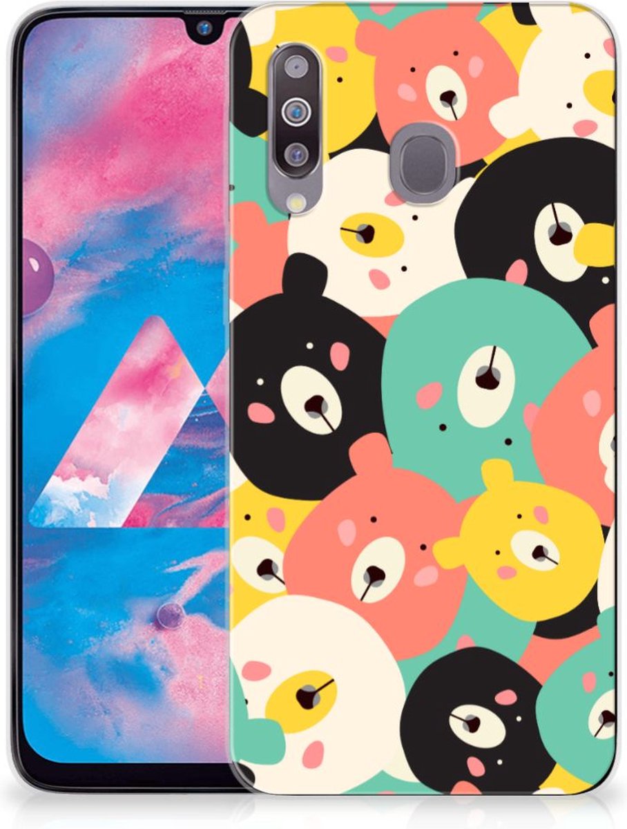 Samsung Galaxy M30 Telefoonhoesje met Naam Bears