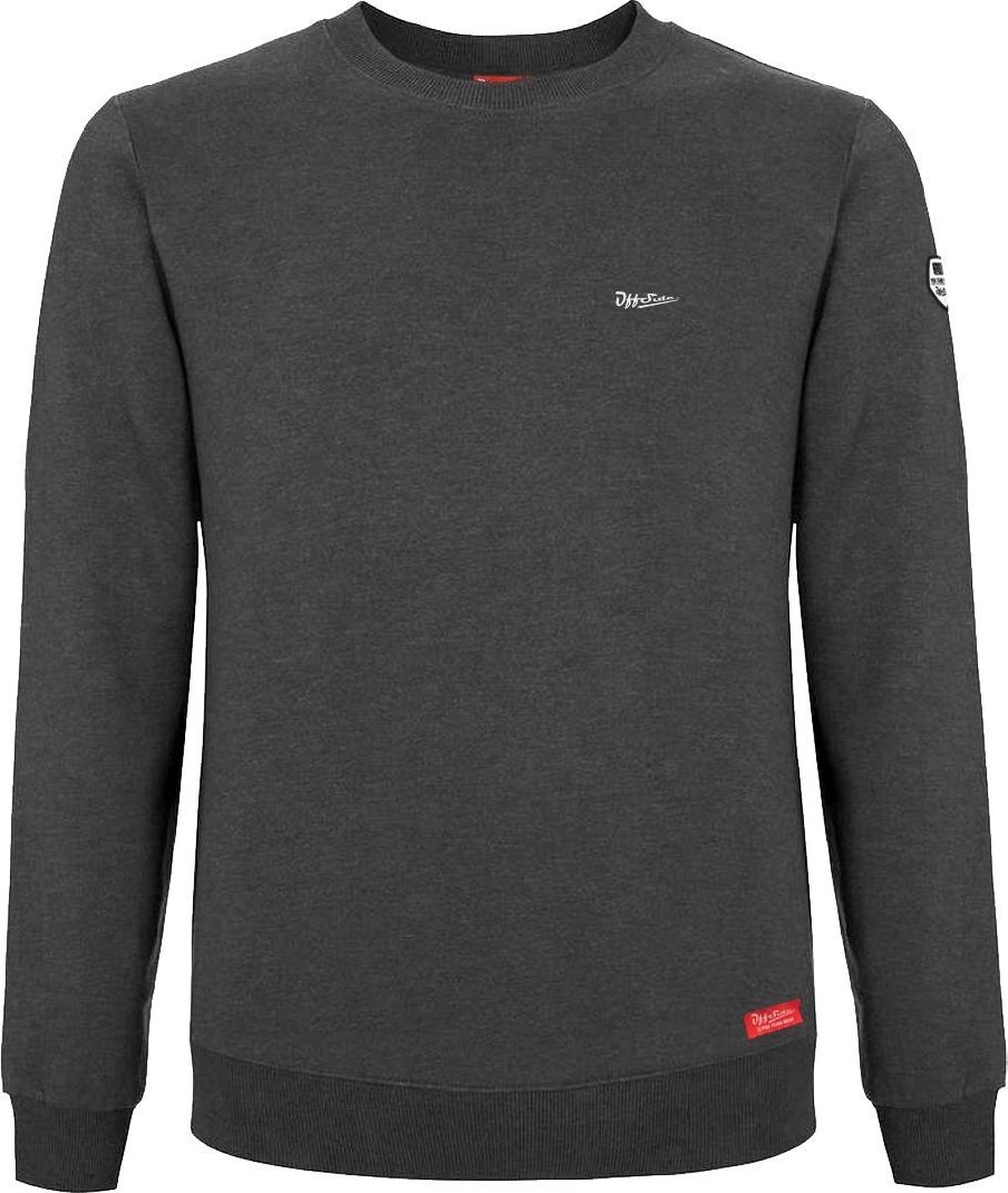 Coach .. Sweater Regular Fit Gray - Maat S - Off Side - incl. Gratis rugzak
