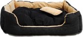 Dierenbed Niclas l Zwart-Beige