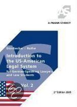Introduction to the US-American Legal System - Vol. 2