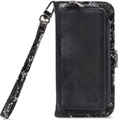 Mobilize - iPhone X Hoesje - Uitneembare Gelly Wallet Case Slangen Zwart