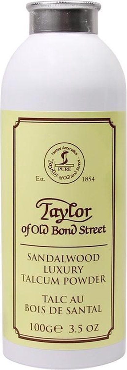 Taylor of Old Bond Str. talkpoeder Sandelhout 100gr