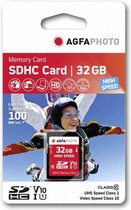AgfaPhoto SDHC kaart 32GB Class 10 / UHS I
