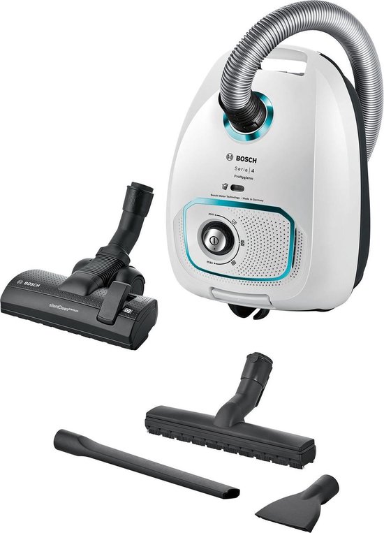 Bosch ProHygienic BGLS4HYG2 Serie 4 - Stofzuiger met zak - Wit